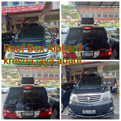 Foto Produk ROOF BOX ALPHARD / VELLFIRE DENGAN KAPASITAS BESAR dari KRESNA CAR ACCESORIES