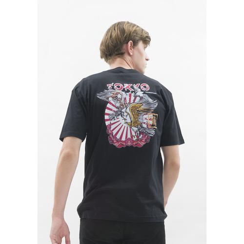 Foto Produk Kaos hitam t shirt polos houseofcuff motif Tokyo Bird READY HINGGA 4XL dari House of Cuff