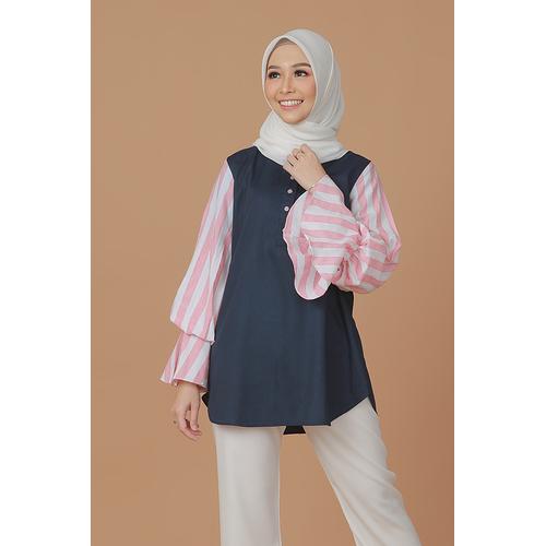 Gambar LENORA BLOUSE NAVY - SM dari SimplyMiiOfficial Kota Malang Tokopedia