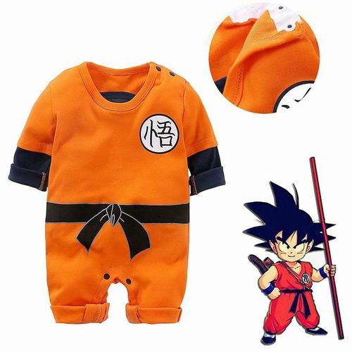 Foto Produk Baju Romper / Baby Jumper Lengan Panjang Bayi cowo Anime Son Goku - 3-6 Bulan dari Bless30_Shop