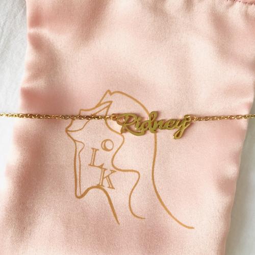 Jual Luna Kitsune Custom Name Necklace 