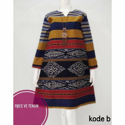 Foto Produk seragam batik kantor tunik tenun etnik dari Batik Sri