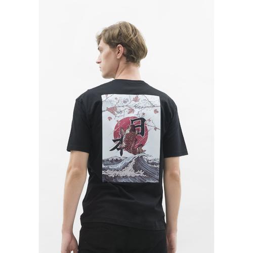 Foto Produk Kaos hitam tshirt polos houseofcuff motif Koi Black READY HINGGA 4XL dari House of Cuff