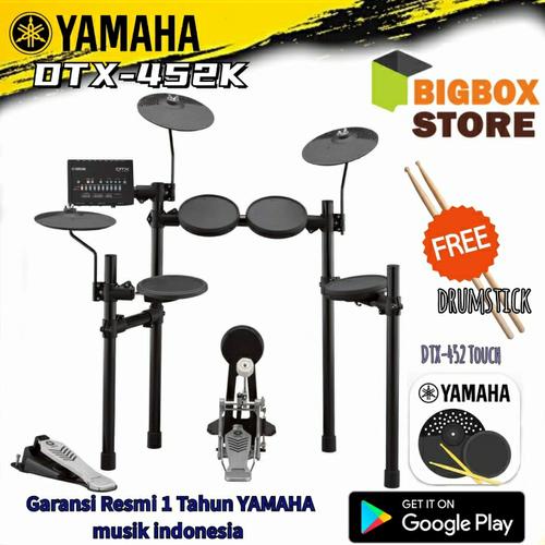 Foto Produk Drum Elektrik Yamaha DTX-452K / DTX 452K / DTX452 / DTX452K dari BigBox store