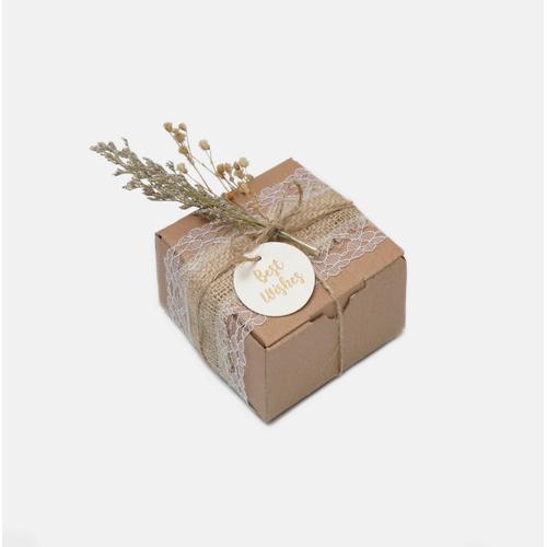 Foto Produk TERMURAH!!! DIY Gift Packaging Kotak/Kado/Hadiah Rustic Aesthetic - S dari @shopatshilo