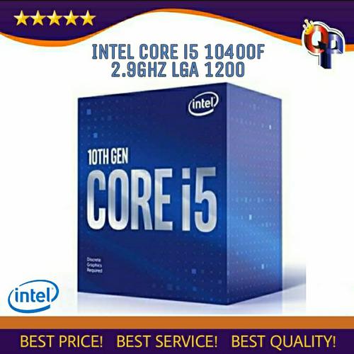 Gambar Processor Intel core i5 10400F 2.9 GHz BOX Socket 1200 NEW ITEM !!! dari QUEENPROCESSOR Jakarta Pusat Tokopedia