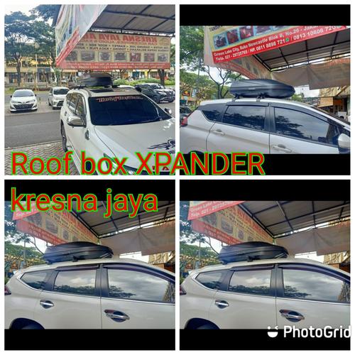 Foto Produk ROOF BOX XPANDER MITSUBISHI DENGAN KAPASITAS BESAR DAN KUALITAS IMPORT dari KRESNA CAR ACCESORIES