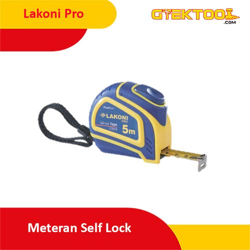 Foto Produk LAKONI PRO Meteran Auto 5m x 19mm / Measuring Tape Self Lock 172519 dari Gtek Tool