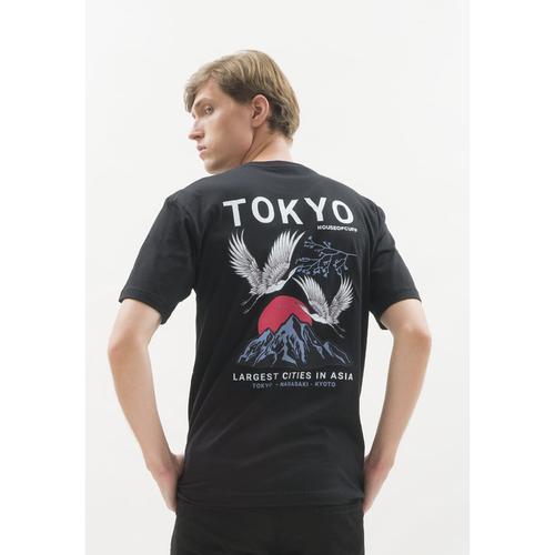 Foto Produk Kaos hitam t shirt polos houseofcuff motif Tokyo City READY HINGGA 4XL dari House of Cuff