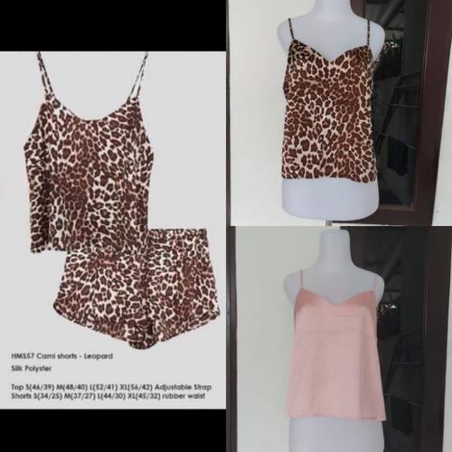 PAJAMAS SHORT CAMI SET-PIYAMA WANITA 