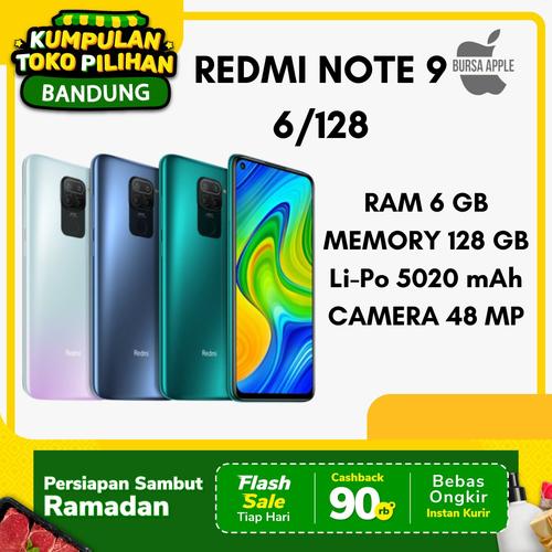 Foto Produk Xiaomi Redmi Note 9 6/128 GB 6GB 128GB Garansi Resmi Xiaomi Indonesia - Putih dari BursaApple