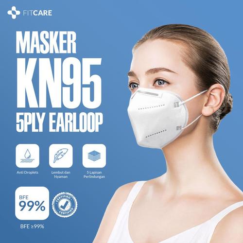 Foto Produk Masker 5ply KN95 Fitcare dari fitcareofficial