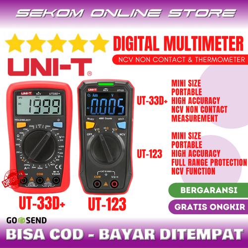 Foto Produk UNI-T Mini Digital Multimeter Multitester Temperature & NCV NonContact dari SEKOM ONLINE STORE