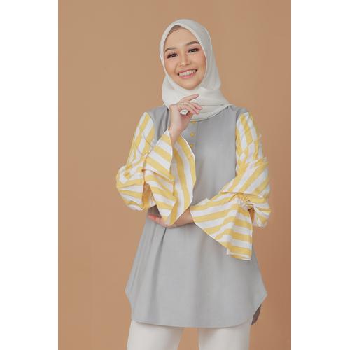 Gambar LENORA BLOUSE YELLOW - SM dari SimplyMiiOfficial Kota Malang Tokopedia