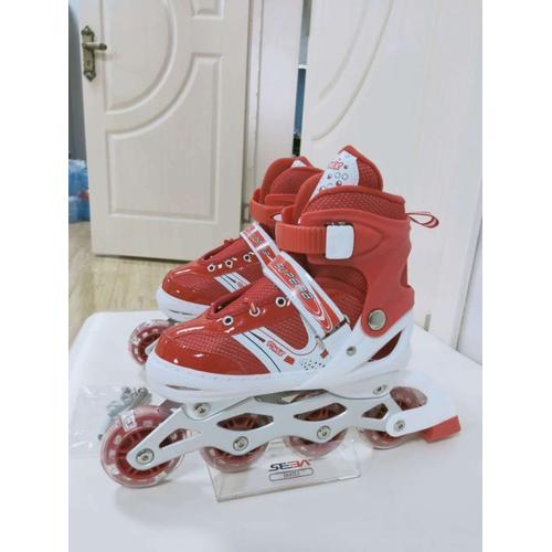 Foto Produk Sepatu Roda Anak Power Inline Skate / Power Roller Skate / Sepatu Ro - Merah, S dari BMBA
