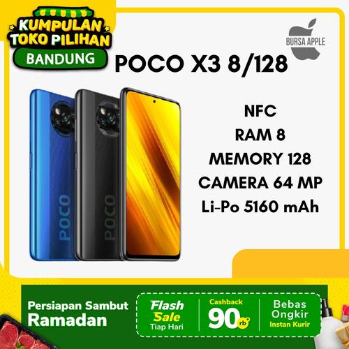 Foto Produk Poco X3 NFC 8/128 Pocophone X3 Poco X 3 Garansi Resmi XIAOMI INDONESIA - Biru dari BursaApple