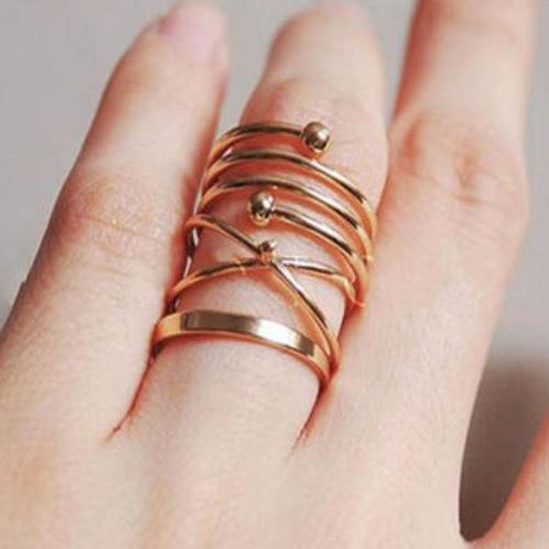 Foto Produk cincin set 6 pcs hollow joint rings jci061 dari Oila