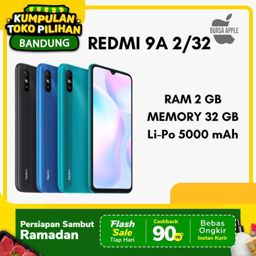 Foto Produk Xiaomi Redmi 9A 2/32 Gb Garansi Resmi 1 Tahun Indonesia - Biru dari BursaApple