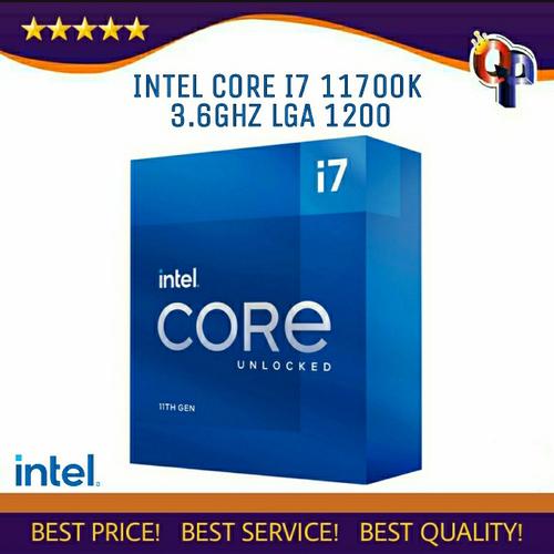 Gambar INTEL CORE I7 11700K 3.6GHz ROCKET LAKE 8 CORE 16 THREAD LGA1200 - BOX dari QUEENPROCESSOR Jakarta Pusat Tokopedia