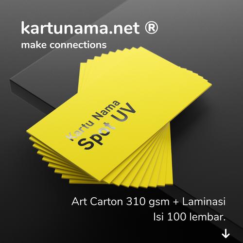 kartu nama spot uv