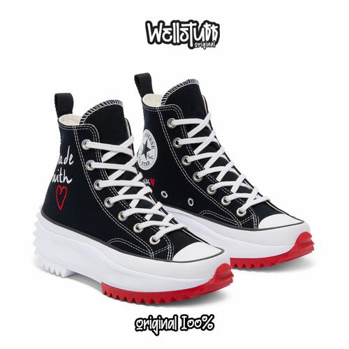 converse platform high top made with love