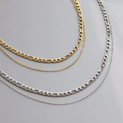 Jual YASA double chain 18k gp necklace 