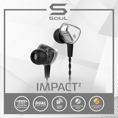 Foto Produk Limited Edition - Soul Impact 2 Earphone Kabel Super Bass Headset dari Soul official