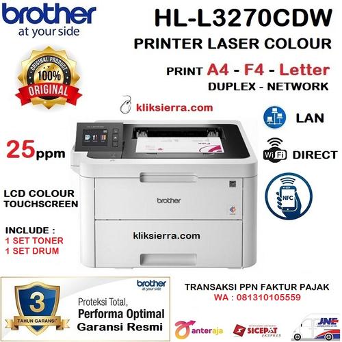 Jual BROTHER HL-L3270CDW Laser Colour 