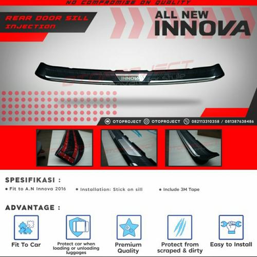Foto Produk Sill Plate Pintu Belakang / List Pintu Belakang Innova Reborn dari Mega Oriental Motor