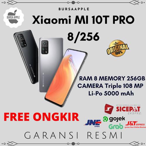 Foto Produk Xiaomi MI 10T Pro 8/256 MI 10 T Pro Ram 8 Internal 256GB Resmi XIAOMI - Hitam dari BursaApple