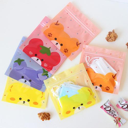 Foto Produk Fruity Bear Resealable Mini Plastic Pouch - Pouch Serbaguna - Pouch dari Pinkabulous