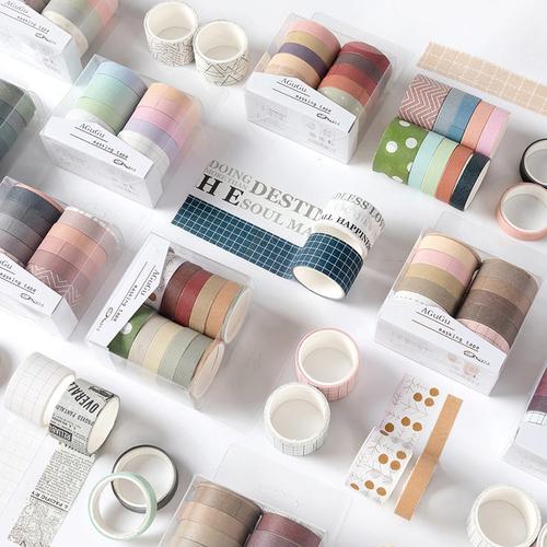 Foto Produk Masking Tape Set 10pc Agugu Style - Selotip Unik - Selotip Lucu dari Pinkabulous