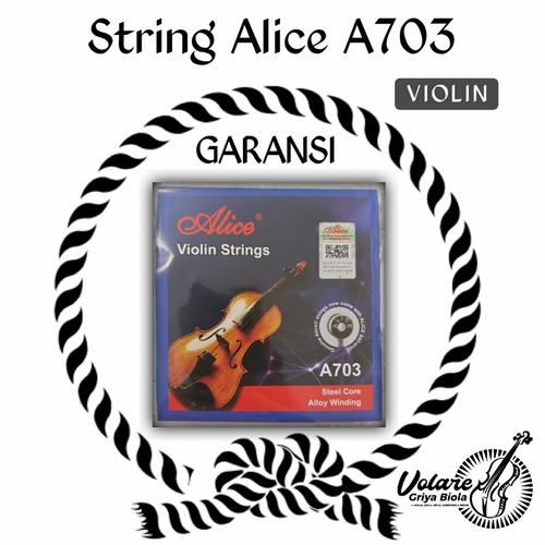Foto Produk Senar Biola 3/4-4/4 Alice 703 set (GDAE) - Gudang dari Toko Biola