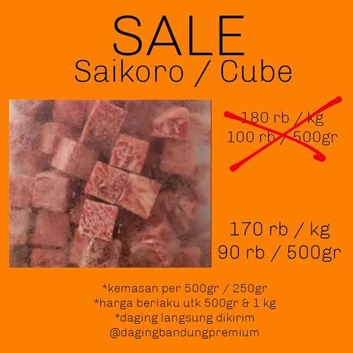 Gambar sale saikoro - 1 kg dari Daging Bandung Premium Pusat Kota Bandung Tokopedia