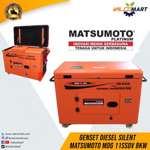 Foto Produk Genset Diesel Silent Matsumoto MDG 11SSDV 8KW (Diesel Generator) dari Valco
