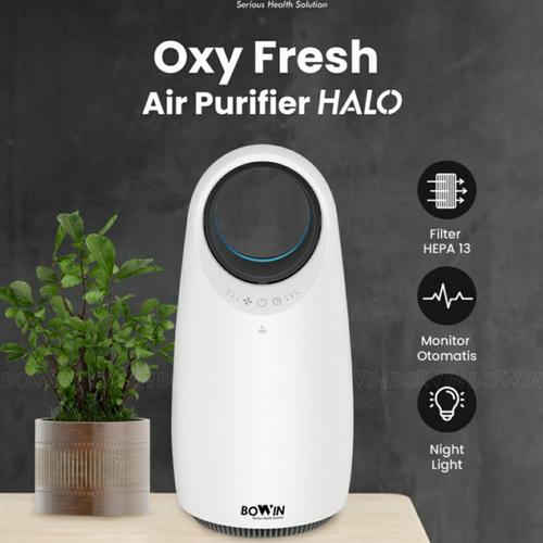 Foto Produk Bowin Air Purifier Oxy HALO ( Filter HEPA 13 Karbon Aktif ISO) dari JMC Helmet