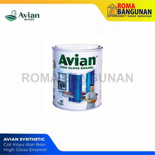 Gambar CAT BESI & KAYU AVIAN HIGH GLOSSY ENAMEL 1 KG - Super Black dari Roma Bangunan Kab. Karawang Tokopedia