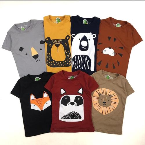 T Shirt Sablon Baju Katun Combed Anak 