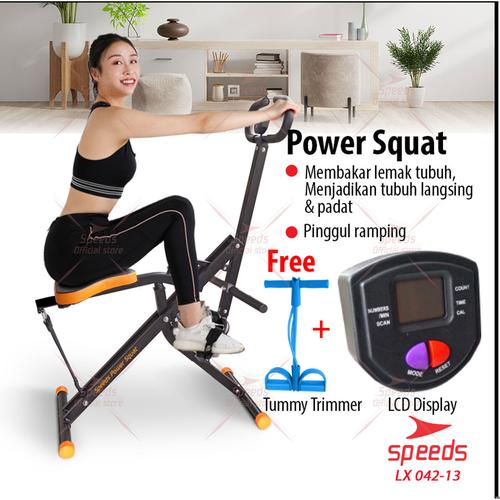 Foto Produk Power Squat Alat Fitness Sepeda Fitness Power Rider SPEEDS 042-13 - Hitam dari Speeds Official Store