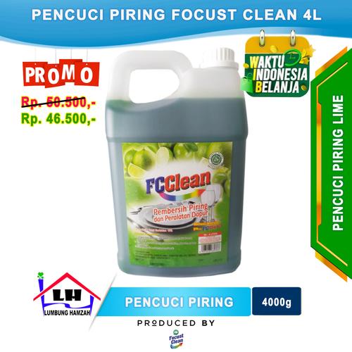 Foto Produk Sabun Cuci Piring Focust Clean 4L Promo dari Toko Sabun Hamzah