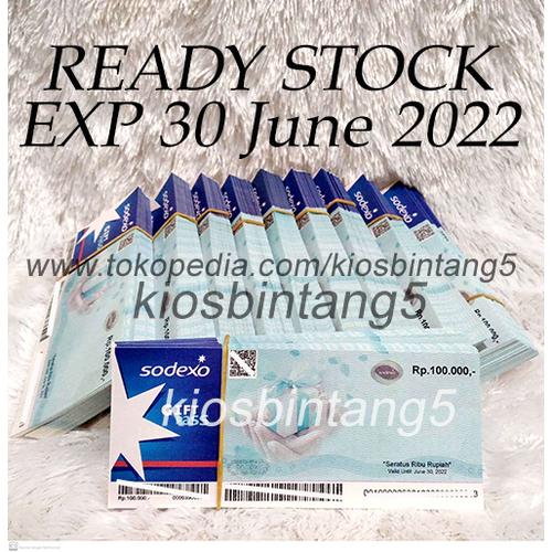 Foto Produk VOUCHER SODEXO 100K exp terbaru dari kiosbintang5