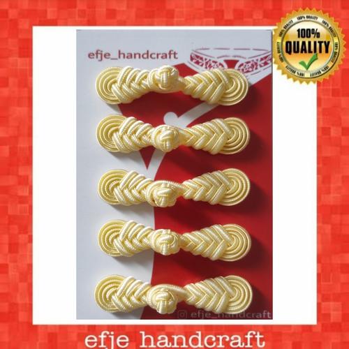 Foto Produk Kancing Cheongsam/ Shanghai EFJE K002- CREAM dari efje_handcraft