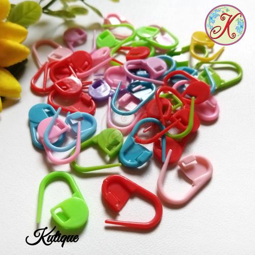 Foto Produk Peniti Plastik Penanda Rajut per 50pcs dari Kutique Craft