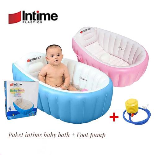 Jual Paket Bath Tub INTIME + BONUS Pompa Bak Mandi Bayi Kolam Babytub