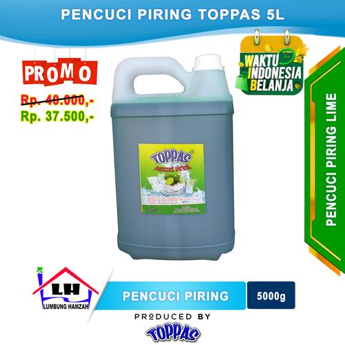 Foto Produk Pencuci Piring Lime 5 L TOPPAS Mutu TOP Harga PAS Promo dari Toko Sabun Hamzah