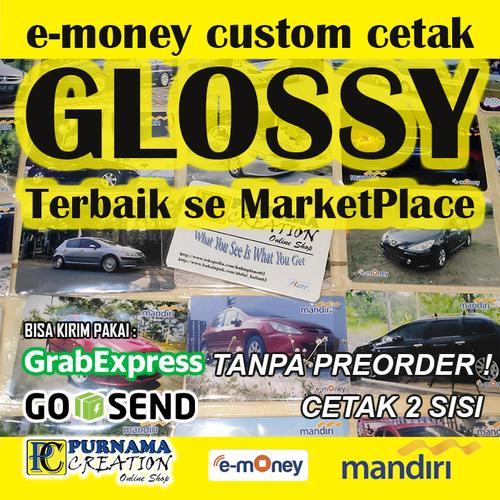 Gambar Kartu Emoney / E-money Custom 2 sisi dari AbdulHalim Kota Depok Tokopedia