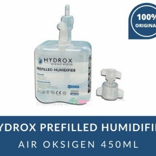 Gambar Hydrox Prefilled Humidifier Air Oksigen Concentrator Steril 450ml dari Tokita168 Jakarta Barat Tokopedia