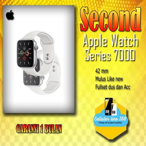 Jual Apple Watch Series 7000 42mm Second mulus ex internasional fullset -  Jakarta Pusat - cellularline168 | Tokopedia