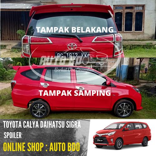Foto Produk Spoiler Calya & Sigra Plastik ABS Berkualitas dari Auto BDO Berkat Doa Ortu