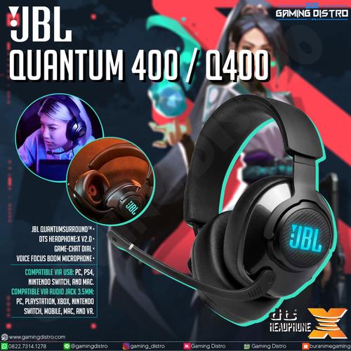 Jual Headset Gaming JBL Quantum 400 - JBL Q400 with DTS Headphone X -  Jakarta Pusat - Gaming Distro | Tokopedia